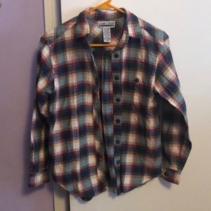Cabin Creek petite flannel shirt